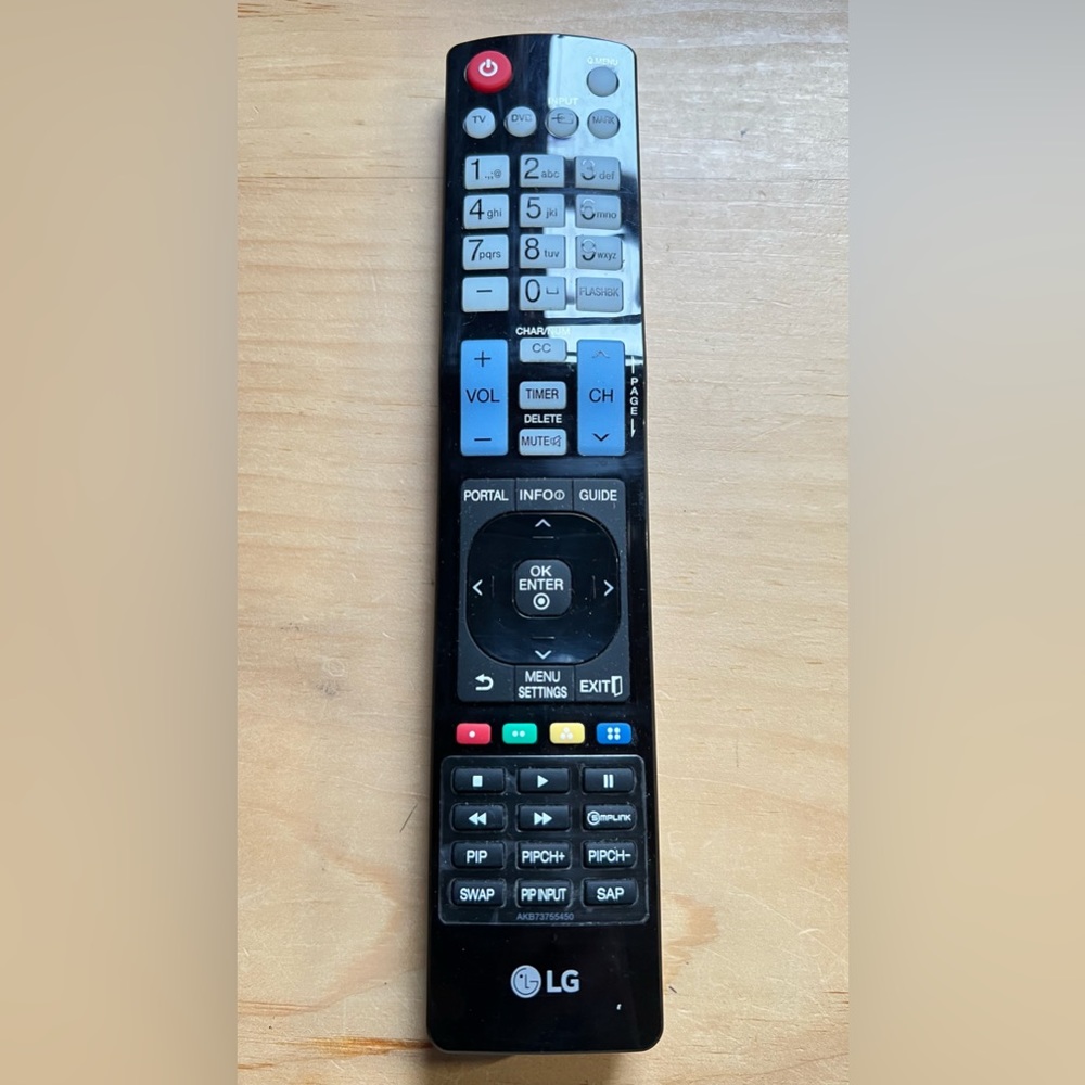 LG AKB73755450 TV Remote Control 42LD450C , 42LE4500 , 47LV3700 , 47LE8500